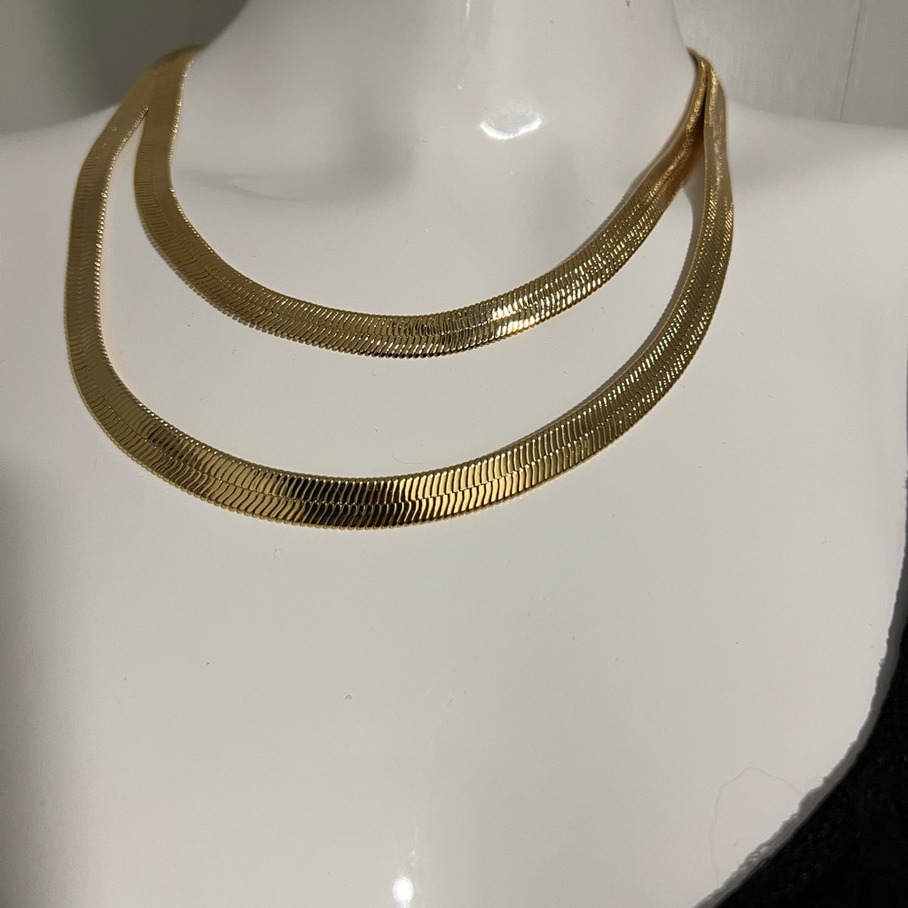 Demarson Gold Layered Necklace for Women